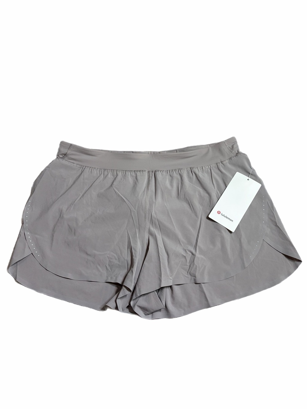 NWT Lululemon Fast & Free High-Rise Split Short 3" (Mauve Grey) Size XL